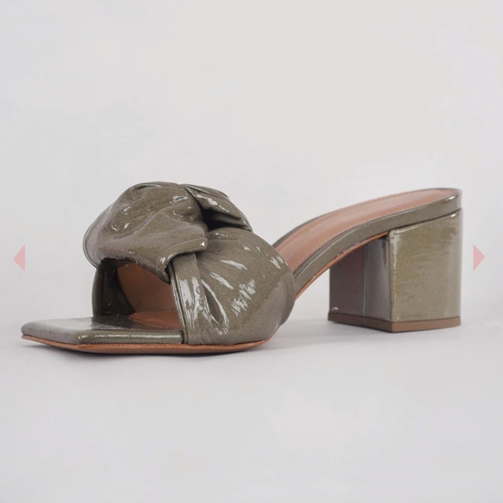 INTENTIONALLY BLANK CAY PATENT SANDAL in SMOKE